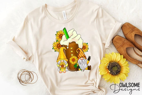 Sunflower Gnomes Coffee Sublimation Sublimation Owlsome.Designs 