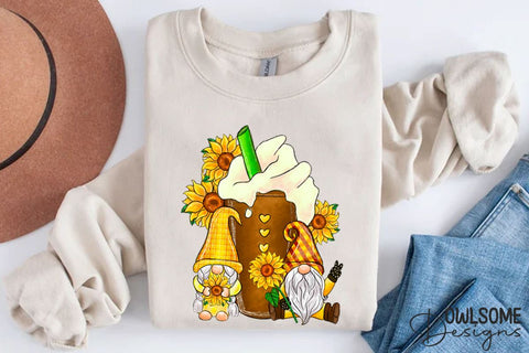 Sunflower Gnomes Coffee Sublimation Sublimation Owlsome.Designs 