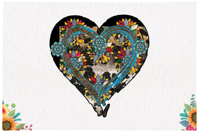 Sunflower Heart Western Sublimation Sublimation Jagonath Roy 