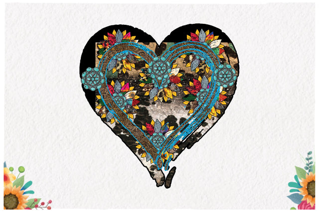 Sunflower Heart Western Sublimation Sublimation Jagonath Roy 