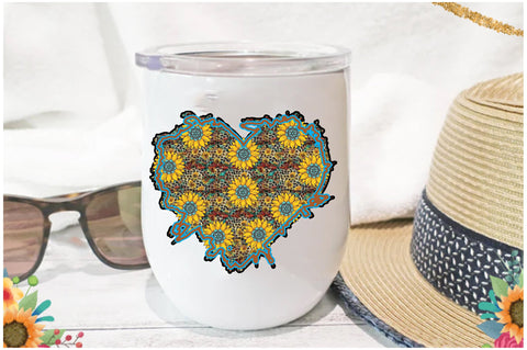 Sunflower Heart Western Sublimation Sublimation Jagonath Roy 