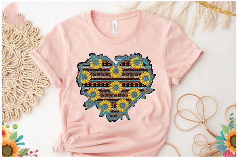 Sunflower Heart Western Sublimation Sublimation Jagonath Roy 