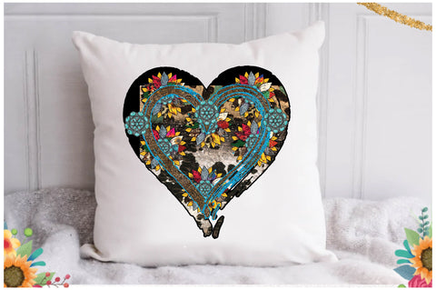 Sunflower Heart Western Sublimation Sublimation Jagonath Roy 