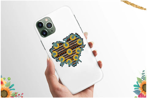 Sunflower Heart Western Sublimation Sublimation Jagonath Roy 