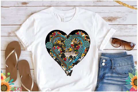 Sunflower Heart Western Sublimation Sublimation Jagonath Roy 