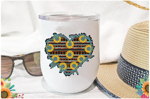 Sunflower Heart Western Sublimation Sublimation Jagonath Roy 