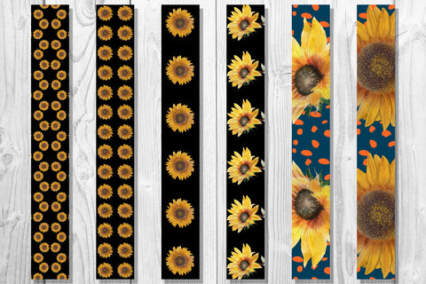 Sunflower Keychain wristlet SVG Natasha Prando 