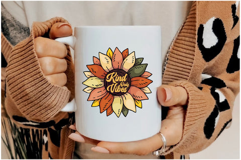 Sunflower Kind Vibes Only Sublimation Sublimation Jagonath Roy 