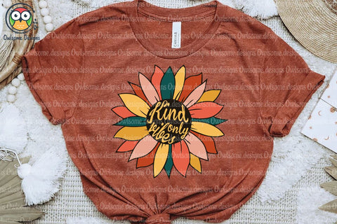 Sunflower Kind Vibes Only Sublimation Sublimation LAM HOANG THUY 
