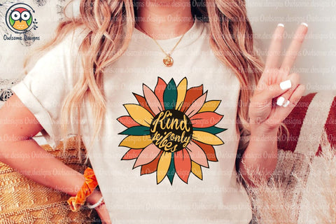 Sunflower Kind Vibes Only Sublimation Sublimation LAM HOANG THUY 