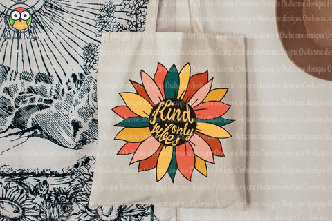 Sunflower Kind Vibes Only Sublimation Sublimation LAM HOANG THUY 