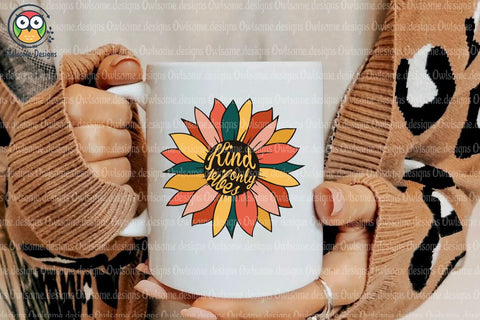 Sunflower Kind Vibes Only Sublimation Sublimation LAM HOANG THUY 