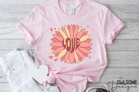Sunflower Love Valentine PNG Sublimation Sublimation Owlsome.Designs 