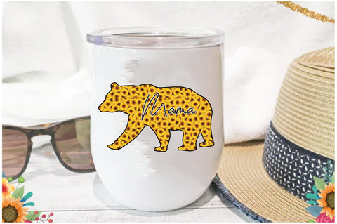 Sunflower Mama Bear Sublimation Sublimation Jagonath Roy 