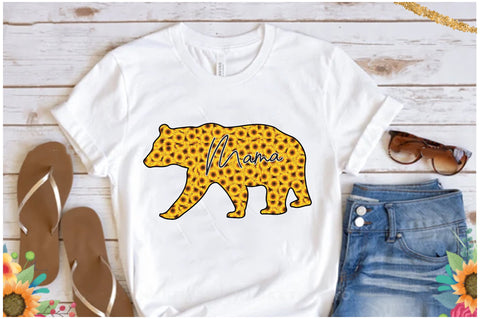 Sunflower Mama Bear Sublimation Sublimation Jagonath Roy 