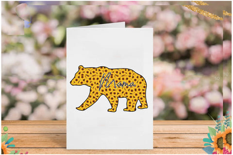 Sunflower Mama Bear Sublimation Sublimation Jagonath Roy 