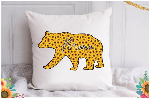 Sunflower Mama Bear Sublimation Sublimation Jagonath Roy 