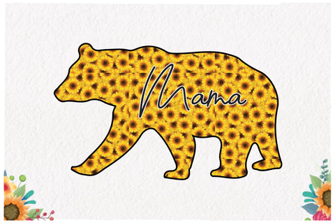 Sunflower Mama Bear Sublimation Sublimation Jagonath Roy 