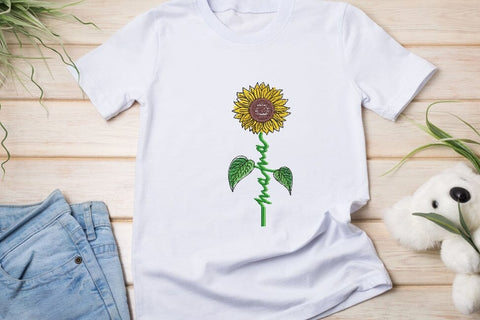 Sunflower mama embroidery design, 5 sizes. Embroidery/Applique DESIGNS ArtEMByNatalia 