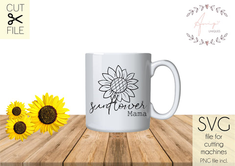 Sunflower Mama SVG, PNG, JPEG SVG Aniq Uniques Designs 