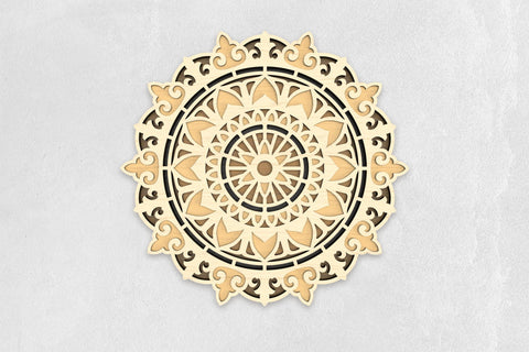 Sunflower Mandala layered SVG files SVG Angel on Empire 