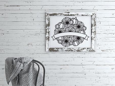 Sunflower Mandala SVG, Split Monogram SVG, Fall SVG. SVG Elinorka 