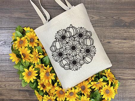 Sunflower Mandala SVG, Split Monogram SVG, Fall SVG. SVG Elinorka 