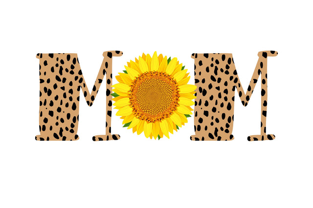 Sunflower Mom Cheetah Sublimation design SVG shah alam 