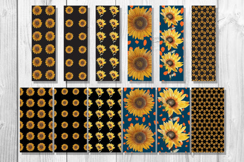 Sunflower Pen Wrap | Pen wrap PNG Sublimation Natasha Prando 
