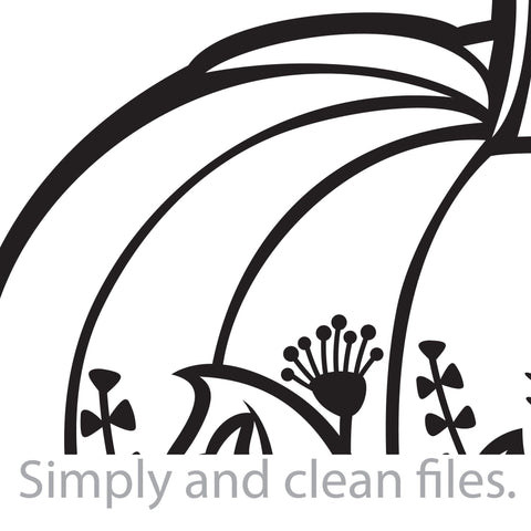 Sunflower Pumpkin (Autumn Floral Design) SVG TribaliumArtSF 