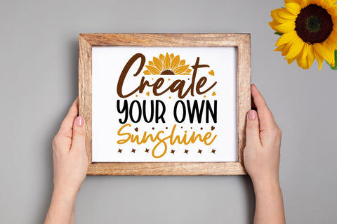 Sunflower Quotes SVG Bundle SVG Regulrcrative 