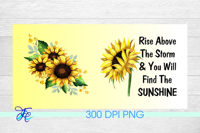 Sunflower Rise Above Sublimation Sublimation Family Creations 