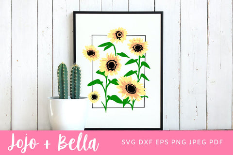 Sunflower Shirt, Sunflower Shirts For Women Shirt, Decor, Inspirational Shirt, Flower Shirt, Sunflower Shirt, Common sunflower, Sunflowers SVG Jojo&Bella 