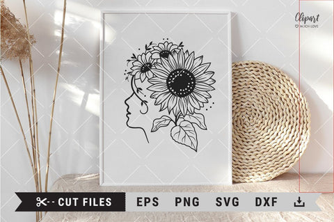 Sunflower shirt svg, Sunflower SVG, DXF, Cricut, Silhouette SVG ClipartMuchLove 