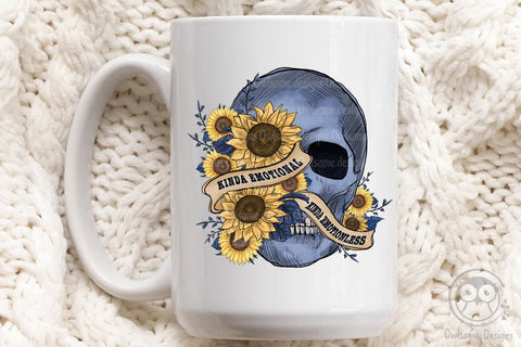 Sunflower Skull Emotional Sublimation Design Sublimation LAM HOANG THUY 