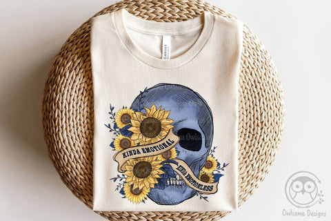 Sunflower Skull Emotional Sublimation Design Sublimation LAM HOANG THUY 