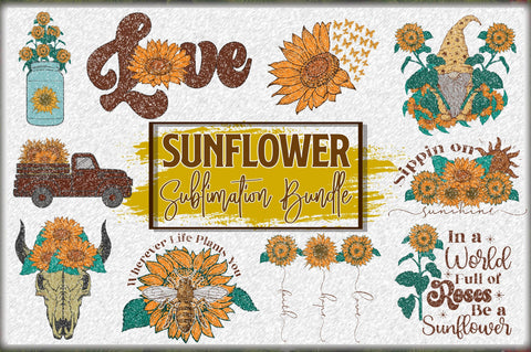 Sunflower Sublimation Bundle Sublimation Jagonath Roy 