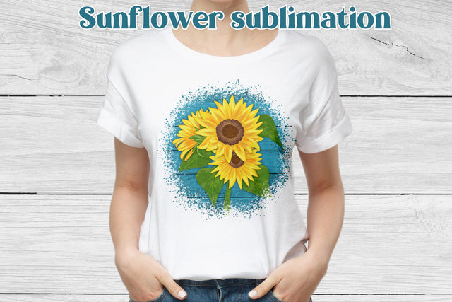 Sunflower sublimation design | Fall sunflower sublimation Sublimation Svetana Studio 