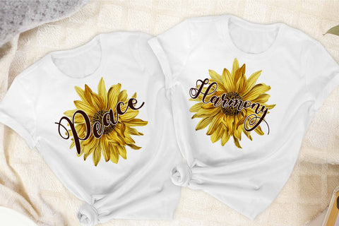 Sunflower Sublimation Designs Bundle Sublimation Digital Honeybee 