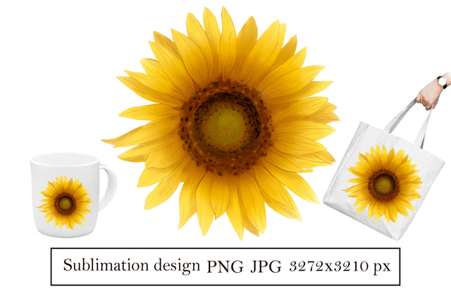 Sunflower Sublimation png Sublimation LuckyTurtleArt 