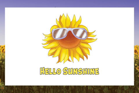 Sunflower Sublimation | Sunflower | Watercolor Sunflower SVG Angel Lynne Designs 