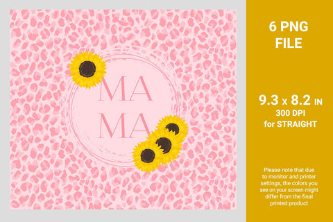 Sunflower sublimation tumbler bundle Sublimation KMarinaDesign 