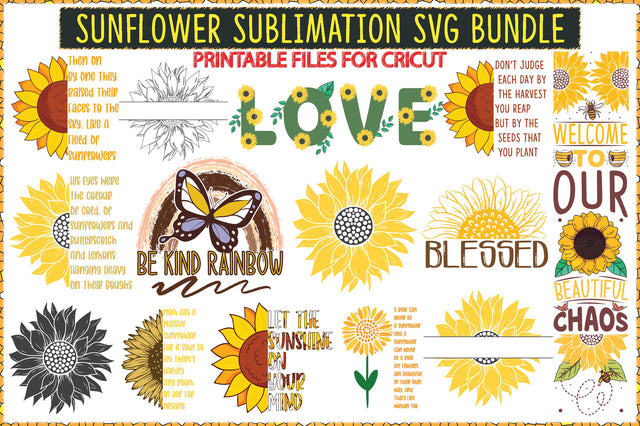 Sunflower Submission Bundle Sublimation Creativeart88 