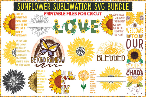 Sunflower Submission Bundle Sublimation Creativeart88 