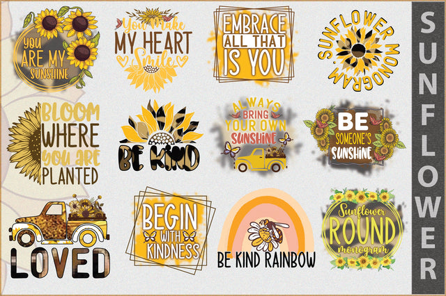 Sunflower Submission Bundle Sublimation Creativeart88 