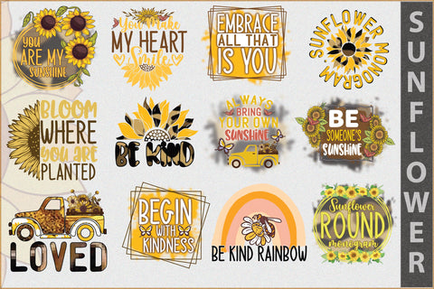 Sunflower Submission Bundle Sublimation Creativeart88 