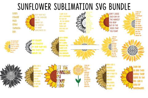 Sunflower Submission Bundle Sublimation Creativeart88 
