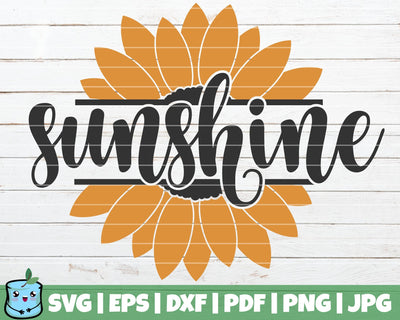 Sunflower Sunshine SVG MintyMarshmallows 