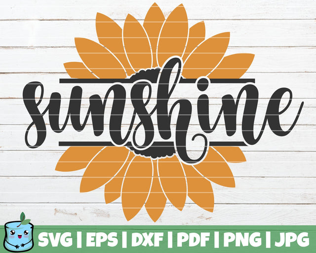 Sunflower Sunshine SVG MintyMarshmallows 