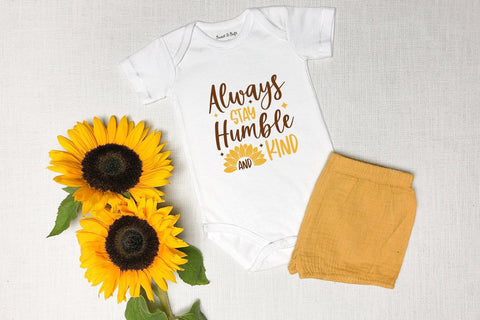 Sunflower SVG - Always Stay Humble And Kind SVG CraftLabSVG 